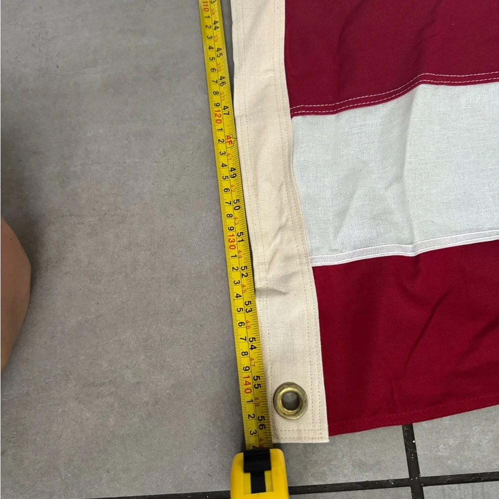 Vintage 5x8 American Flag 🇺🇸 Valley Forge 100% Cotton Made in USA